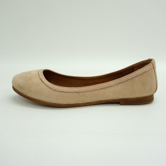FRYE Carson Ballet Flat Slip-On Flat Blush Suede - Picture 5 of 7